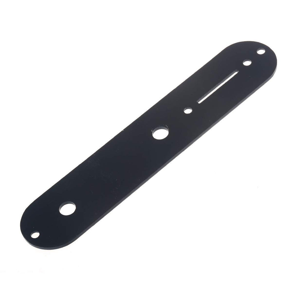 Musiclily 32mm Telecaster Control Plate for Fender Tele Guitar Replacement, Black