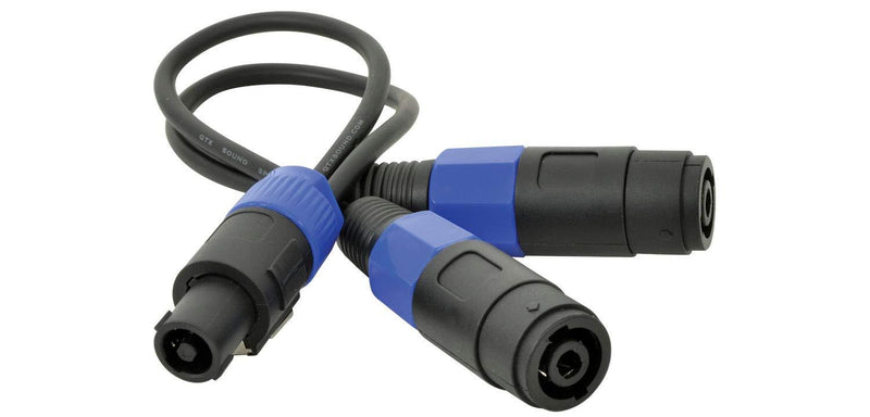 qtx 0.3 m SPK Plug to 2 x SPK Sockets Splitter Lead