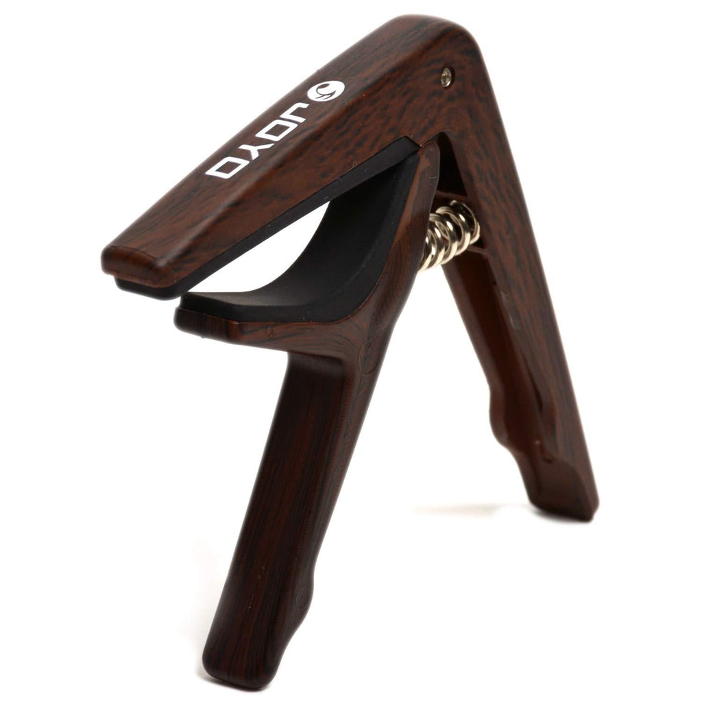 Elagon JLM Wood Effect Guitar Capo. Made of Light Weight Strong Synthetic Material. Quick-Release Trigger Action Capo for all Electric and Acoustic Guitars, etc. Durable Quality Capo + 1 Free Pick.