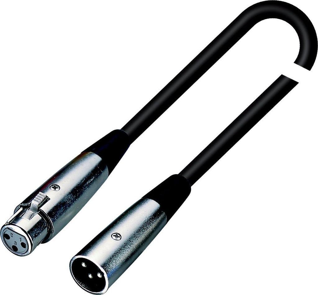 Roxtone Microphone Cable Standard - XLR/XLR, 9m, black