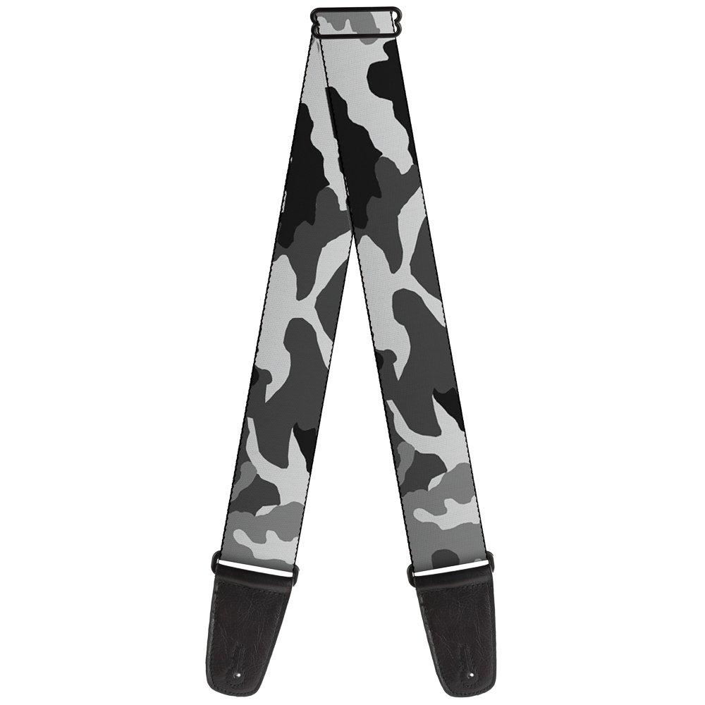 Guitar Strap Camo White 2 Inches Wide