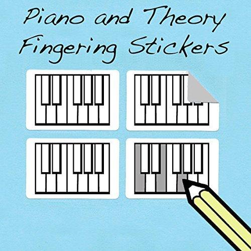Small Piano Diagram Stickers Set (250 Pack) Super handy for students and teachers!