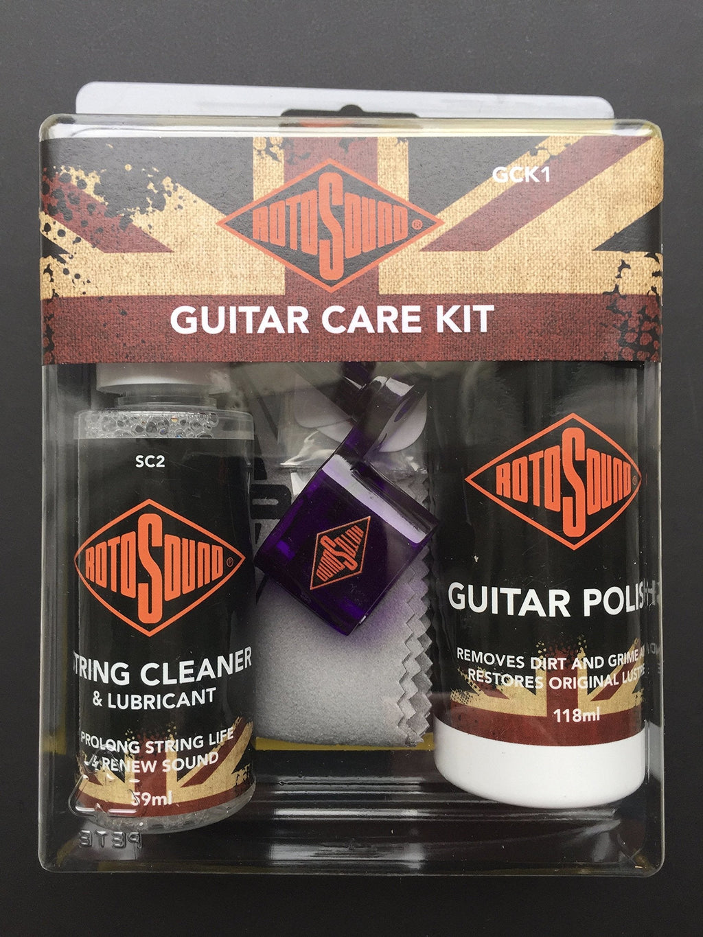 Rotosound GCK1 Guitar Care Kit - Black