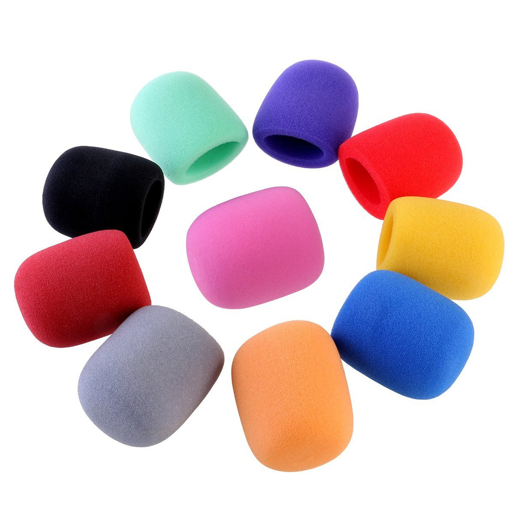ROSENICE Microphone Windshield Mic Covers Microphone Foam Filter，10 Colors