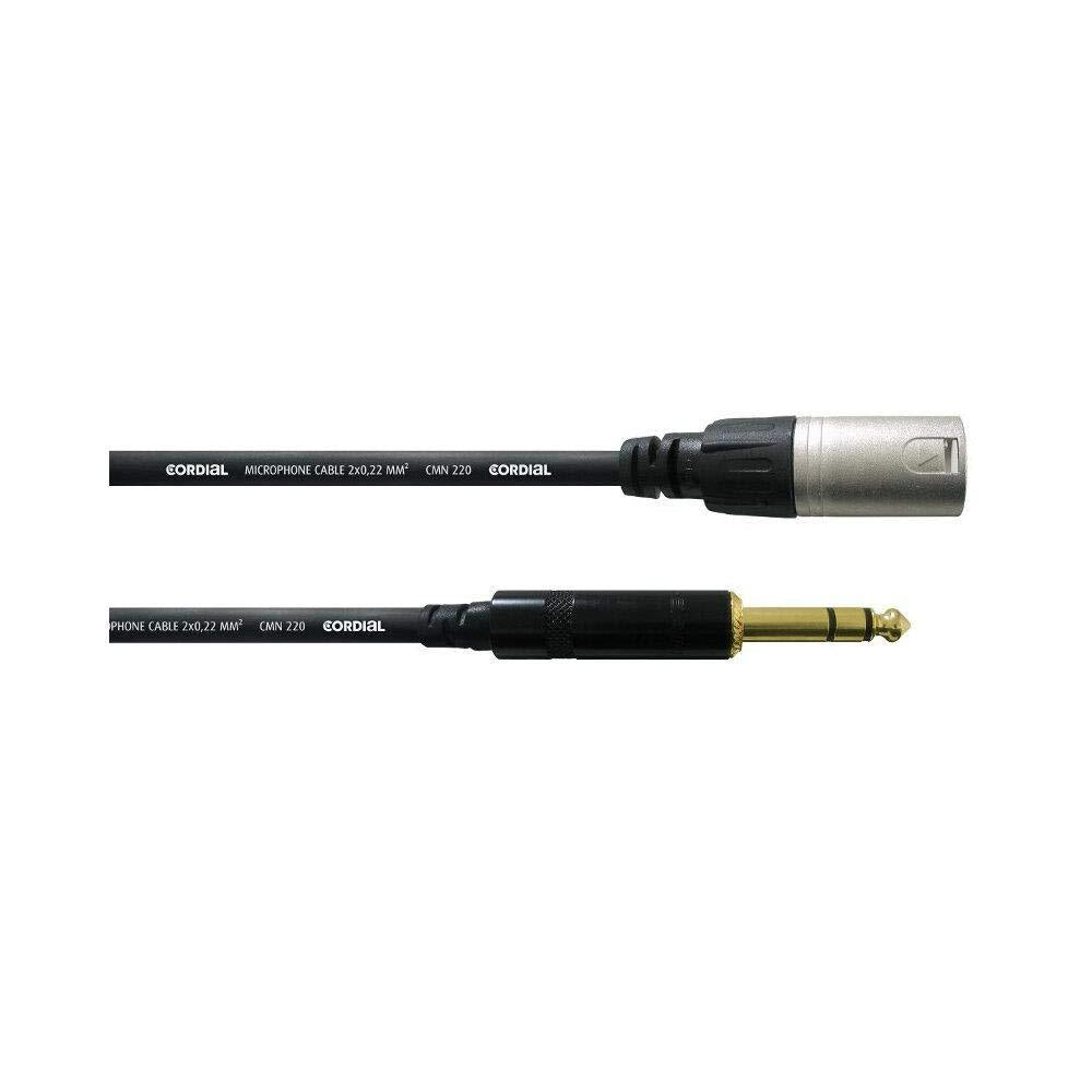 Cordial CFM 0.3 MV 0.3 m 6.35 mm Audio Cable XLR (3-Pin) Black