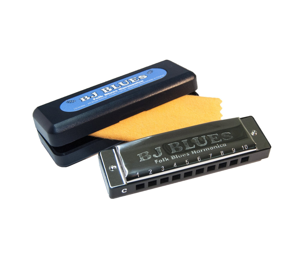 BJ Blues 283520 Folk Blues 10-Hole Diatonic Harmonica