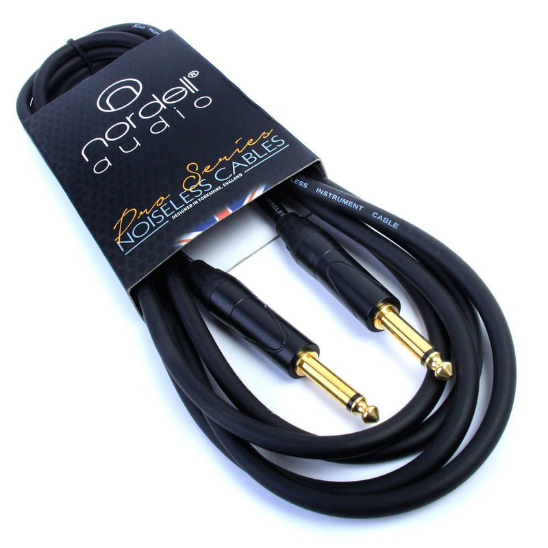 Pro Guitar Lead/Cable: 10ft/3m Electric/Electro-Acoustic/Bass 3m / 10ft, Straight Jacks