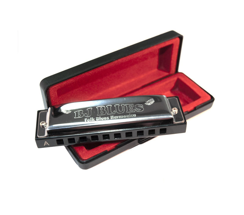 BJ Blues 281520 Folk Blues 10-Hole Diatonic Harmonica