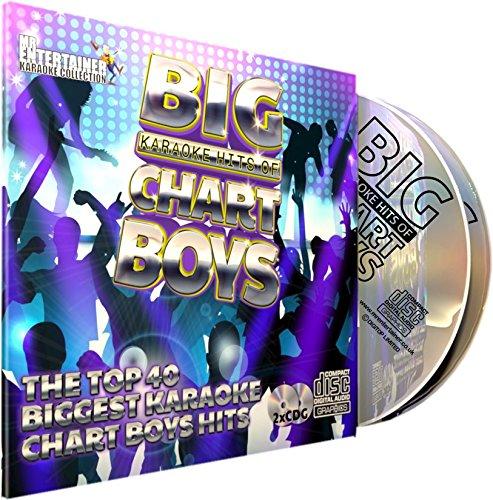 Mr Entertainer Big Karaoke Hits of Chart Boys - Double CD+G (CDG) Pack. 40 Top Songs