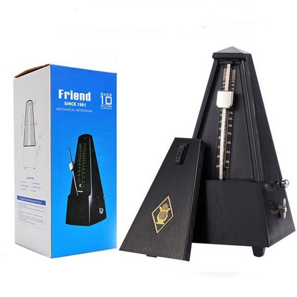 TAMUME Metronome with Plastic Casing - Black Wooden Texture