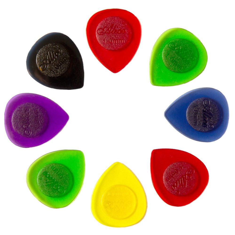Alice Guitar Picks 1mm x 8 - High Quality Plectrums With Enhanced Grip - Comfortable & Versatile