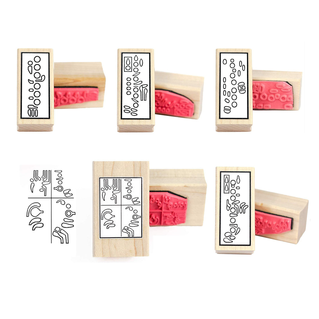 Woodwind Teacher - Fingering Rubberstamp Gift pack (5 stamps and pad)