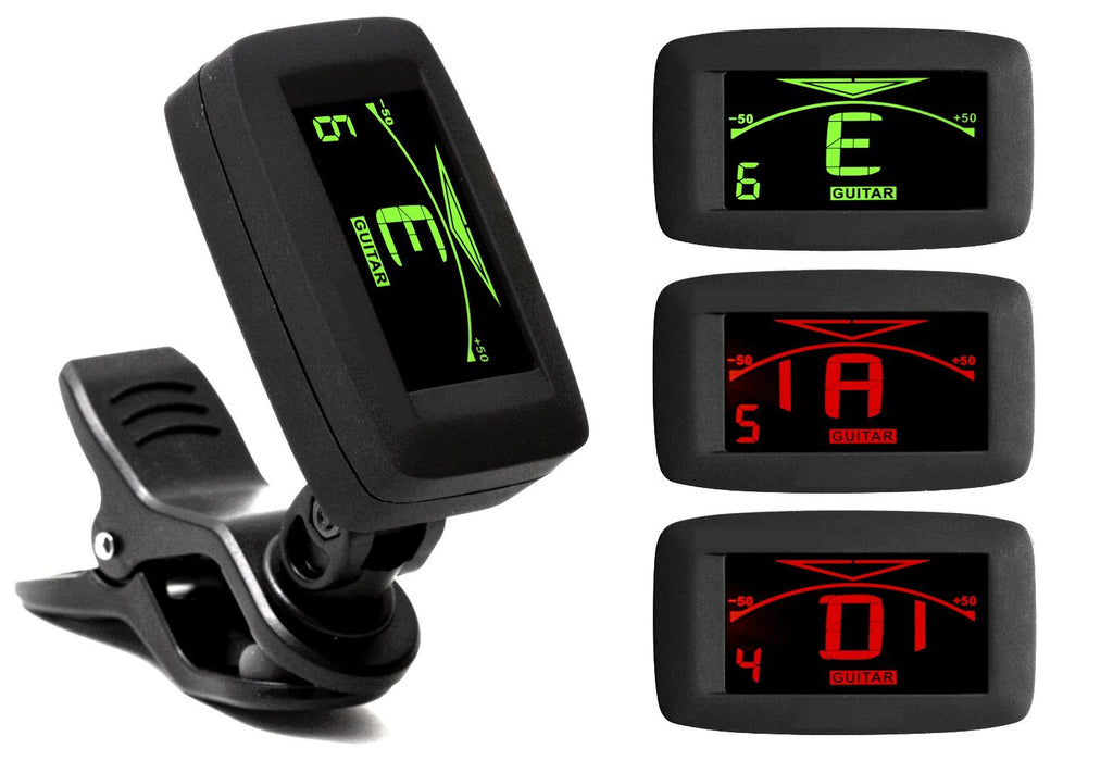 Elagon (AT-200B) Clip-On Multi-Instrument Tuner. Multi Tuning Modes for Guitar, Bass and Chromatic Tuning For All Other Instruments/Non-Standard Tunings. A Simple, Great Looking, Reliable Tuner.