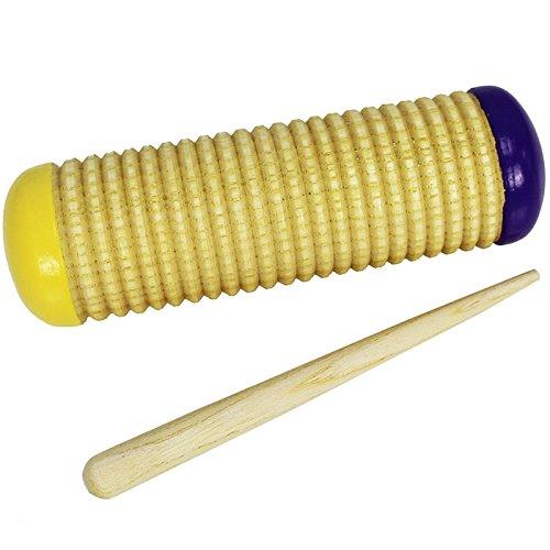 A-Star Wooden Shaker Maraca Guiro Scraper with Beater