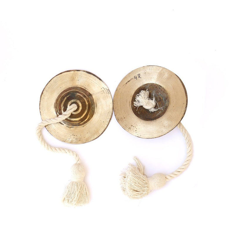De Kulture Works™ Jhanjh/Percussion Instrument/Indian Musical Instrument/Hand Made Cymbal Pair