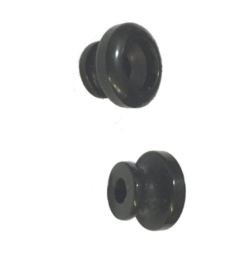 Pair Guitar End Pins - Black