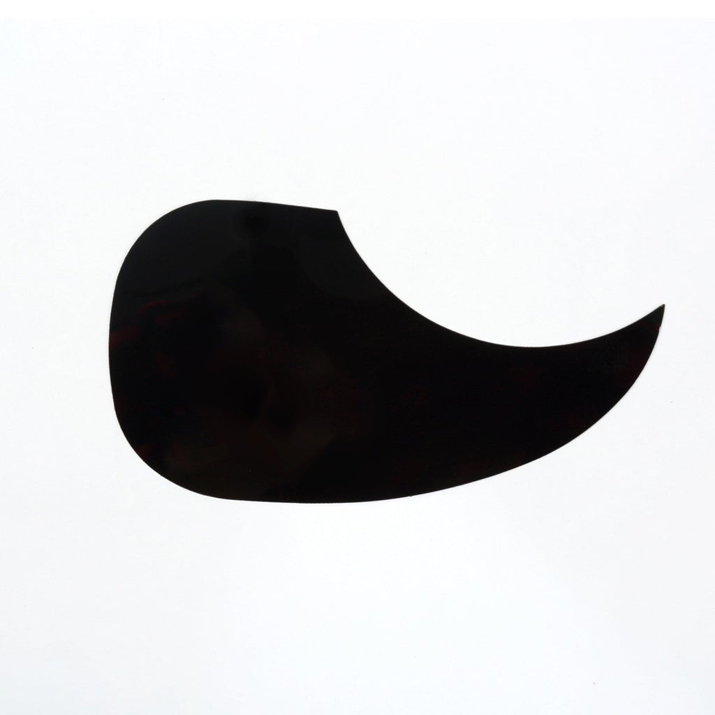 Musiclily Self Adhesive Teardrop Acoustic Guitar Pickguard for Martin D28 Style guitar, Black Glossy Black