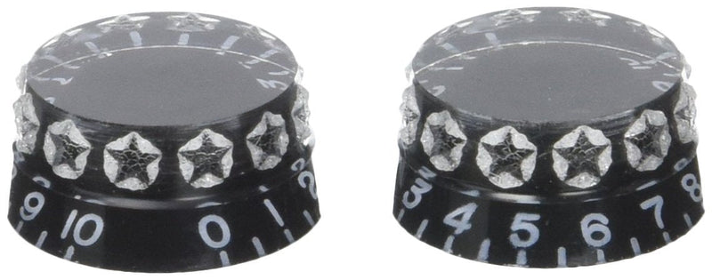 GT SPEED KNOBS- BLACK W/GRIP- SET/2