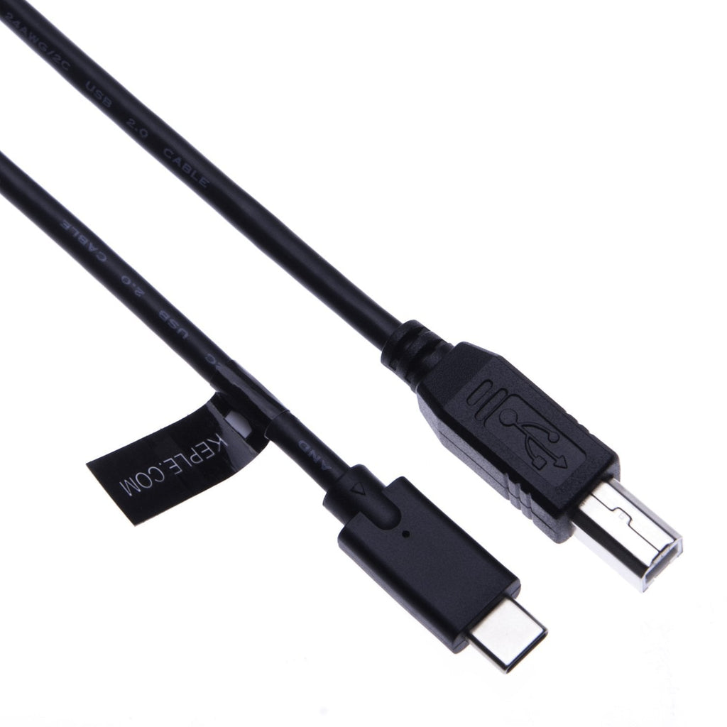 Keple Type C to USB B Cable Cord (Thunderbolt 3 Compatible) for Music Equipment Numark Pioneer Native Instruments Traktor Denon Akai Rolland Samson Hercules Novation | 3m/9.8ft