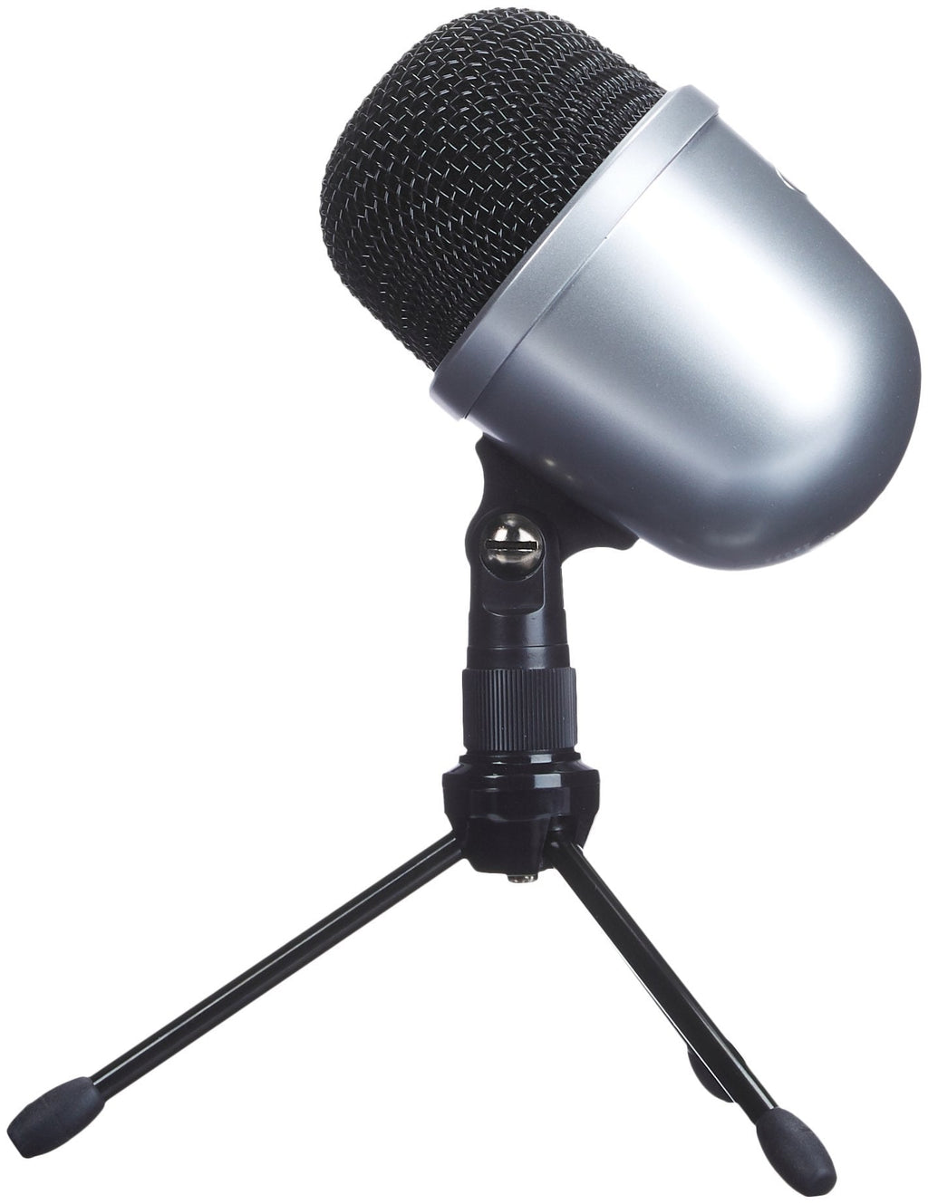 Amazon Basics Desktop Mini Condenser Microphone - Silver