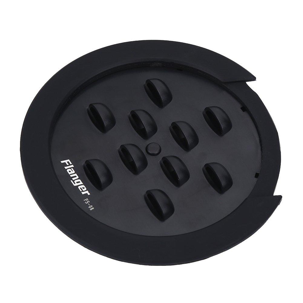 Sound Hole Cover, Guitar Sound Hole Cover Block Plug Acoustic Electric Guitar Feedback Buster Prevention