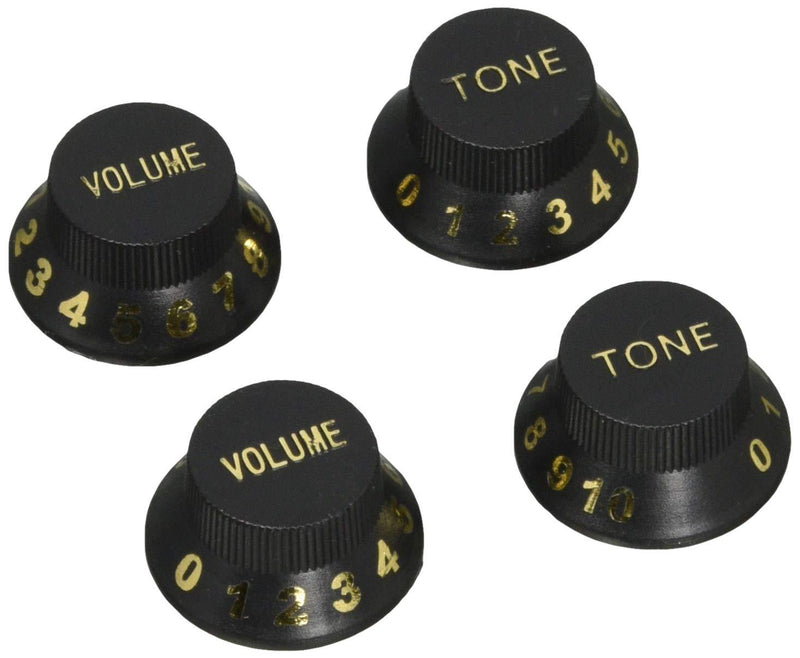 Perri’s Leathers Ltd. - Guitar Knob Magnets - Potentiometer - Black/White - 4 Pack - Made in Canada (GNM-01)