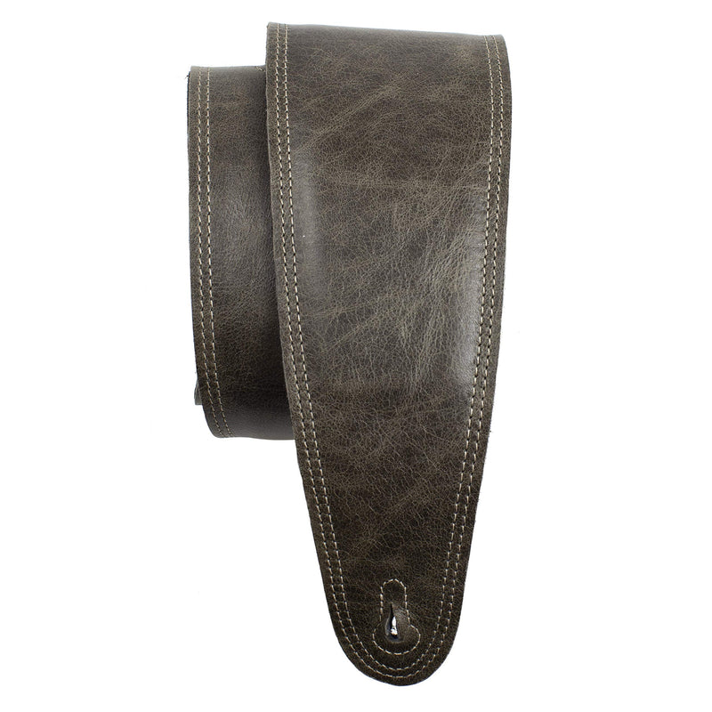 Perri’s Leathers Ltd.- Guitar Strap- Leather- Padded- Mahogany- Adjustable- for Acoustic/Bass/Electric Guitars (BM35PD-7136) Vintage Brown