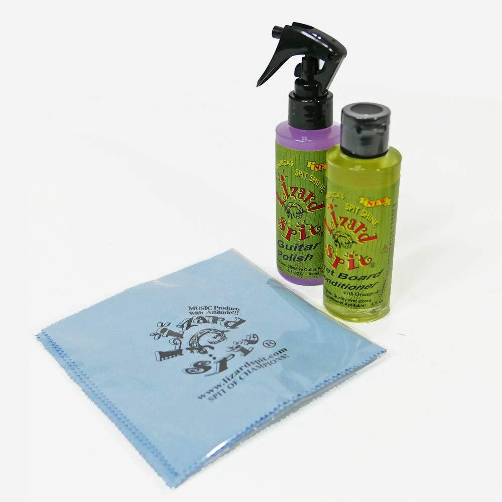 Lizard Spit GBCP01 Guitar and Bass Care Pack with Cloth