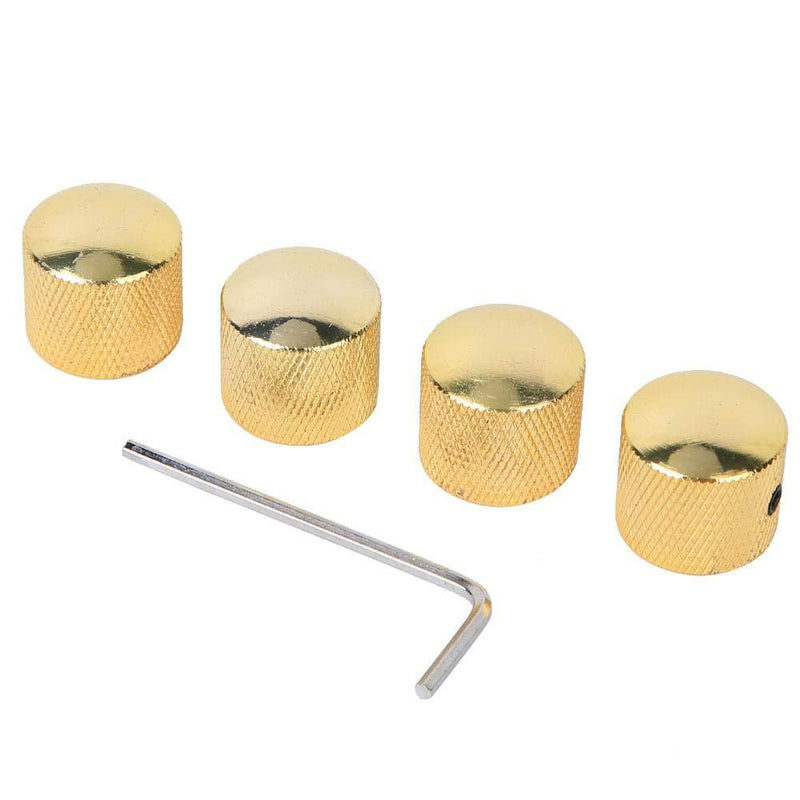 Guitar Knobs 4pcs Replacement Tone Control Knob Volume Vault for Electric Bass Guitar