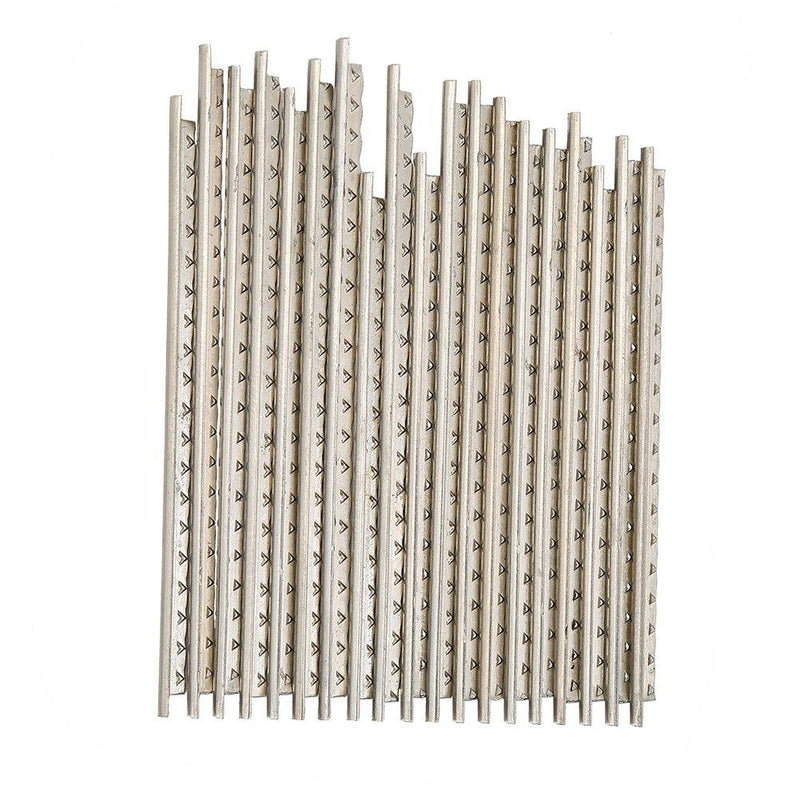 19Pcs/set Guitar Fret Wires, 2.0mm Durable White Copper Fretwire Set Replacement Parts for Classical Wooden Guitars