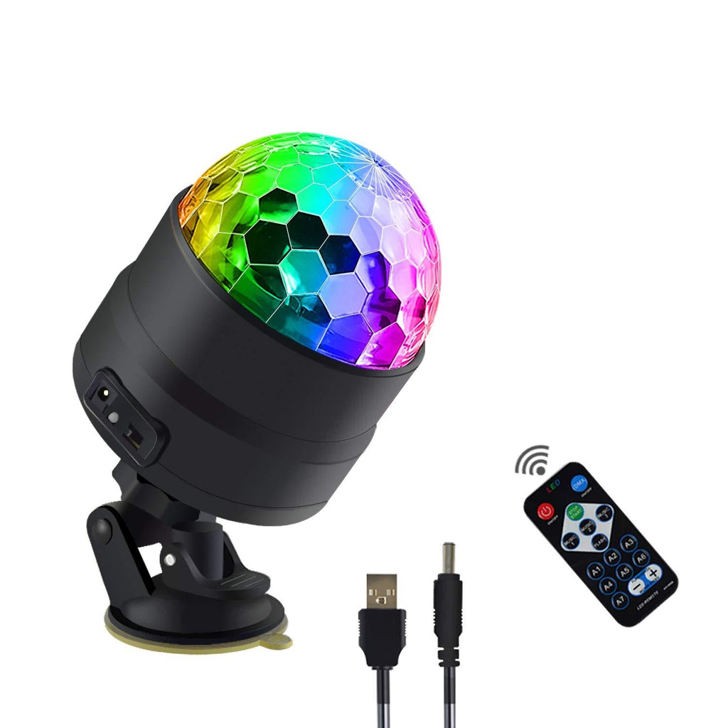 Upgrade Full Colours Disco Ball Light dj Light Show Light RGBW led Mini Party Light Christmas Decoration Light Gift Light Magic Light Sound Activated Automatic Strobe Lights with Remote