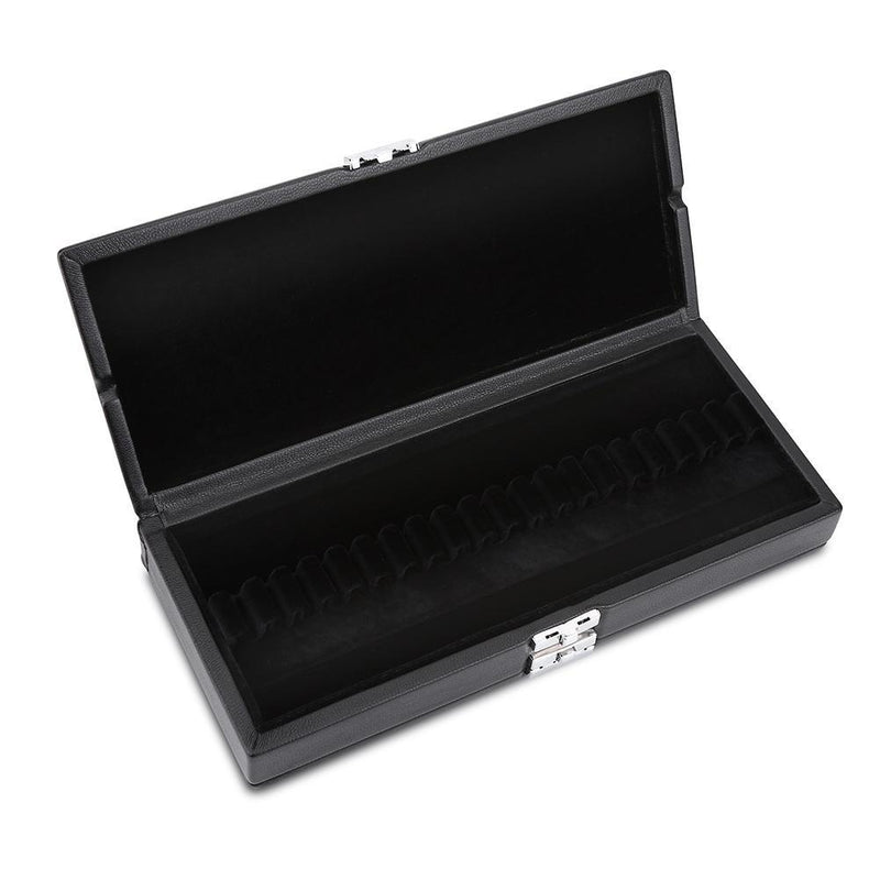 Oboe Reeds Case, PU Leather Cover Wooden Oboe Reeds Storage Case Holder 2 Layers 40pcs Oboe Reeds Box Bag