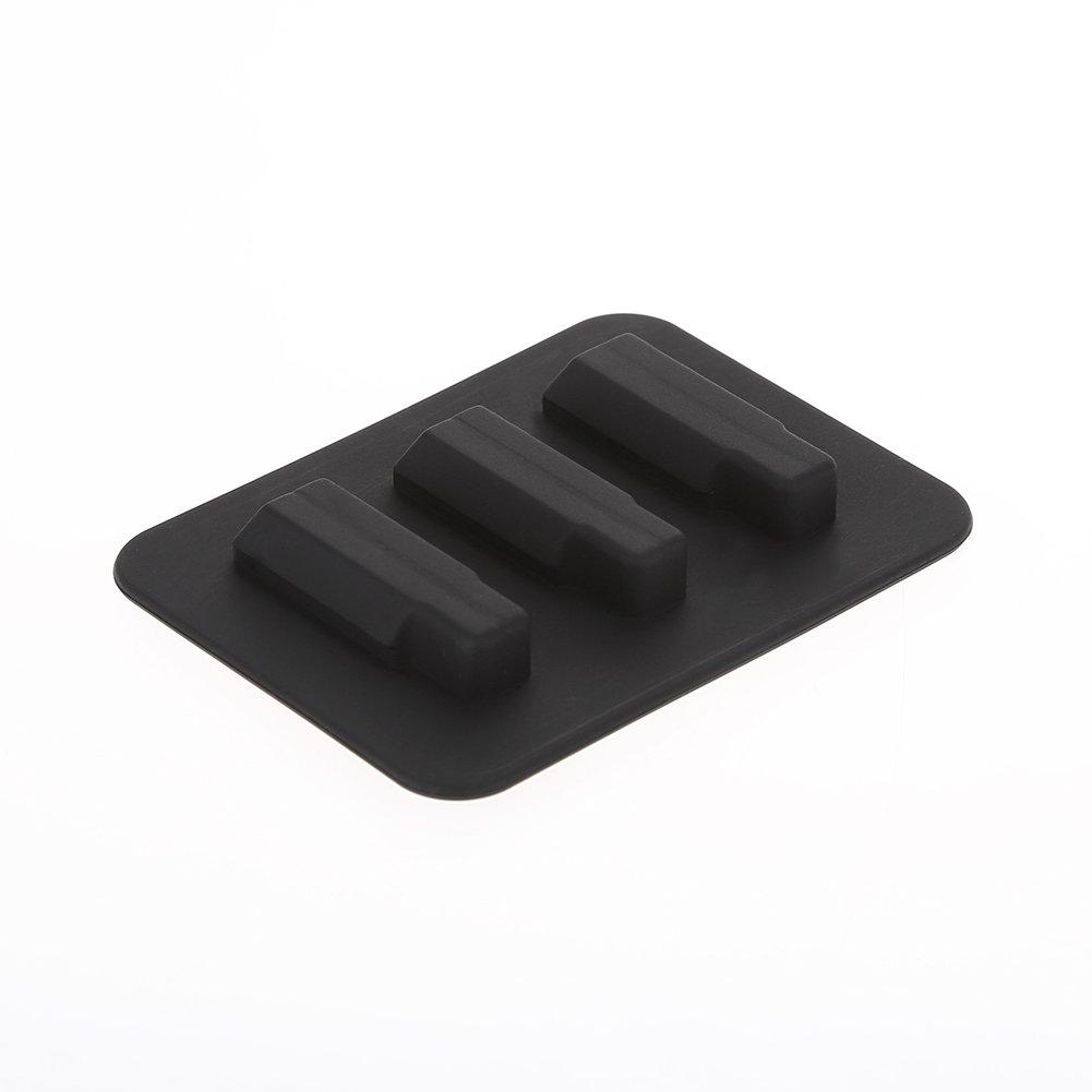 Guitar Mute Silencer, Silicone Guitar Mute Silence Pad Black For Guitar Acoustic Instruments Accessories