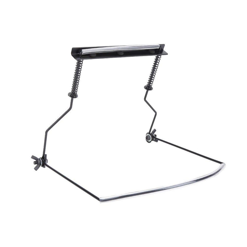 Dilwe Harmonica Neck Holder, Metal Adjustable 10 Hole Harmonica Harp Holder Neck Stand Rack Mount