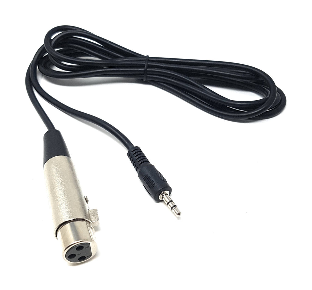 MainCore 2m long 3.5mm Stereo Jack to XLR Female Socket/Audio Cable Lead Cord