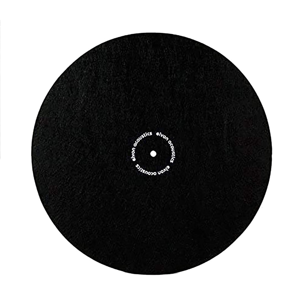 Nobsound LP Vinyl Turntable Slipmat Record Wool Pad Anti-static Anti-vibration Black Mat