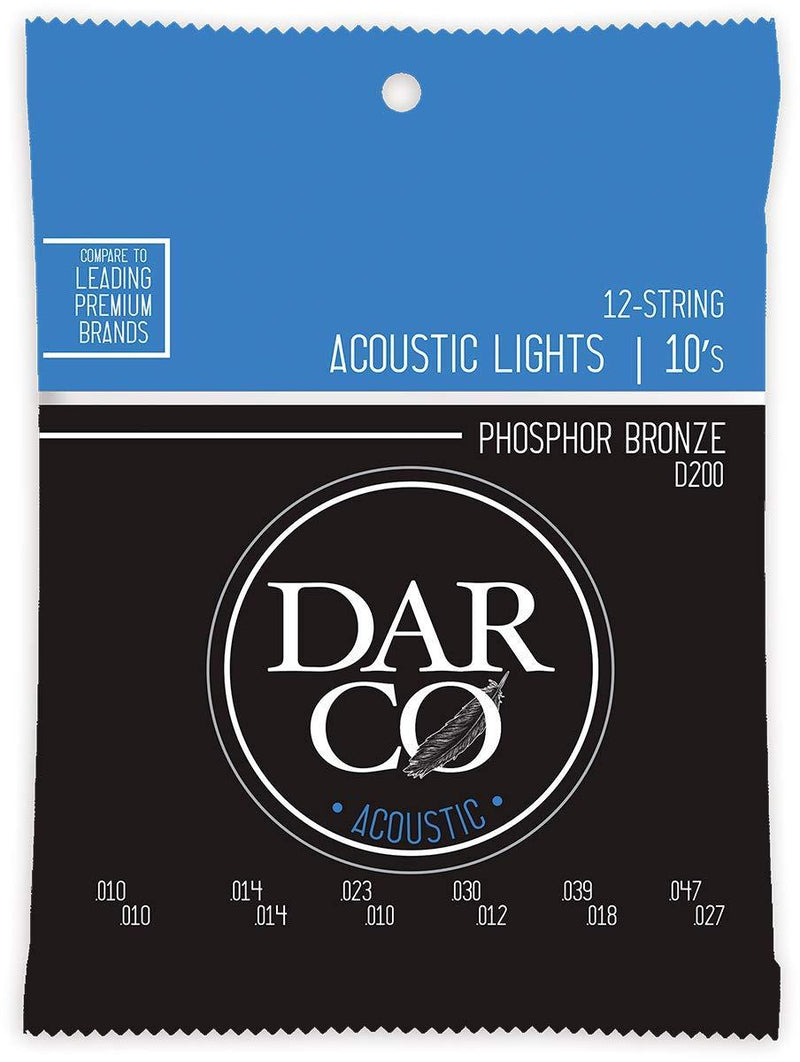 Darco D-200 Phosphor Bronze, 12-String, Light, 010/047