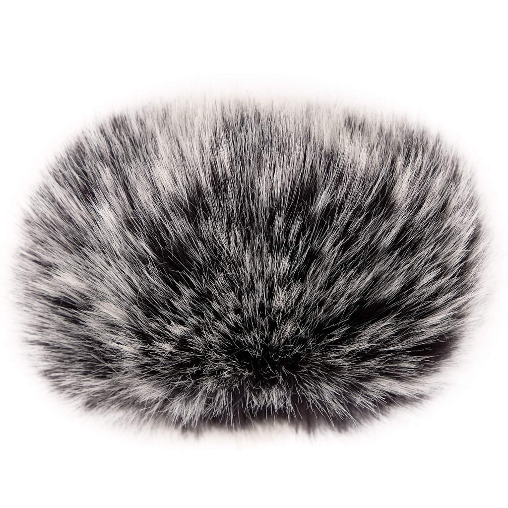 ChromLives Wind Muff Windscreen, Microphone Outdoor Furry Windscreen 2.5"X 40mm (L x D) Mic Windscreen Wind Cover Compatible with Zoom H1 Apogee Mic and More