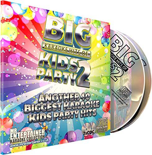 Mr Entertainer Big Karaoke Hits of Kids Party Volume 2 - Double CD+G (CDG) Pack. 40 More Greatest Childrens Party Songs