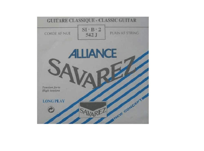 Savarez Strings for Classic Guitar Alliance HT Classic 542J single string H/B2 Carbon high, Fits string set 540J, 500AJ, 510AJ