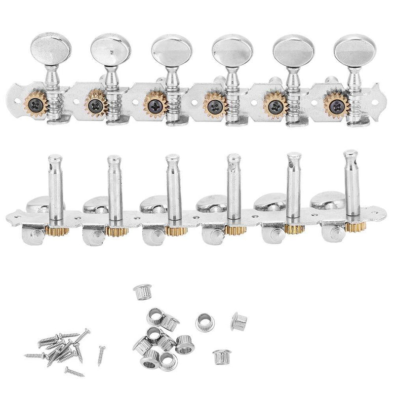 Dilwe Guitar Tuning Pegs, Zinc Alloy Locking Tuners Machine Heads Tuners Tuning Button Accessories for 12 String Guitar