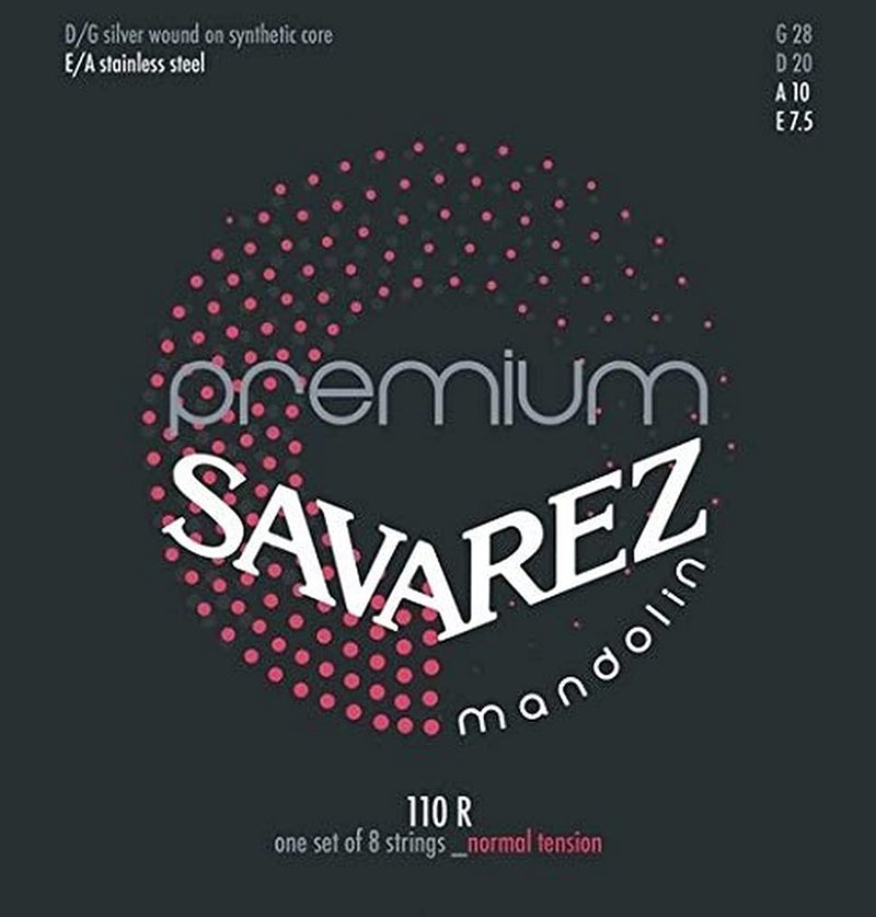 [AUSTRALIA] - Strings for Mandolin Savarez Mandoline Premium 110R Set Normal Tension 
