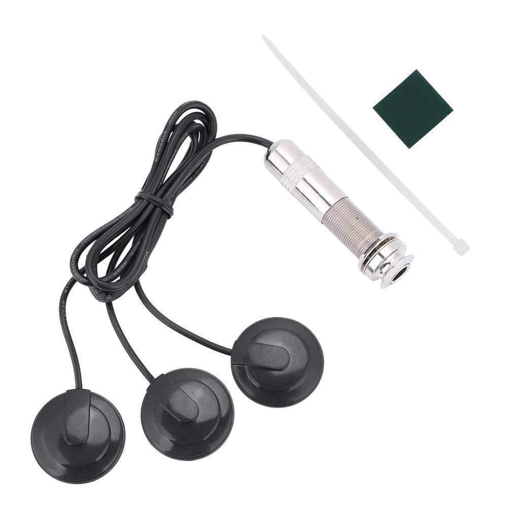 Dilwe Guitar Pickup, Piezo Pickup Transducer for Acoustic Guitar Ukulele Mandolin Instruments