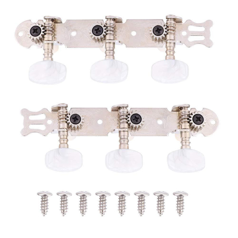 Guitar Machine Heads, Classical Guitar Tuning Peg Tuner Silver