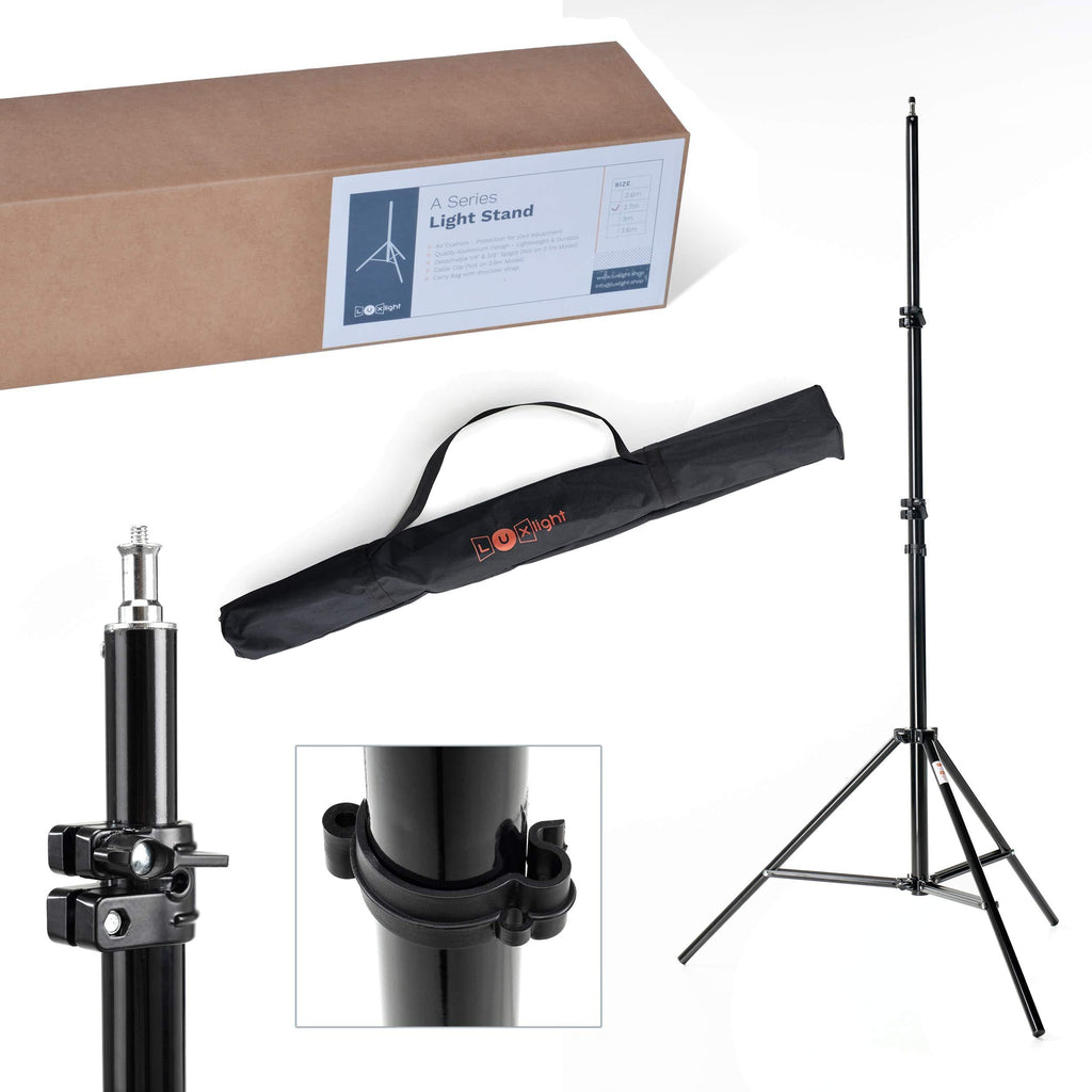 2.7m Light Stand - Air Cushion | Luxlight® A Series | Photography/Video Lighting Tripod