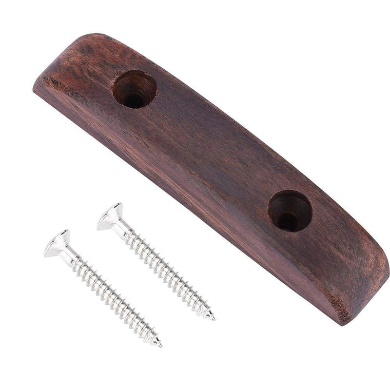 Dilwe Bass Guitar Thumb Rest, Rosewood Thumb Rest with Mounting Screw for Bass Guitar Accessory Guitar Replacement Part