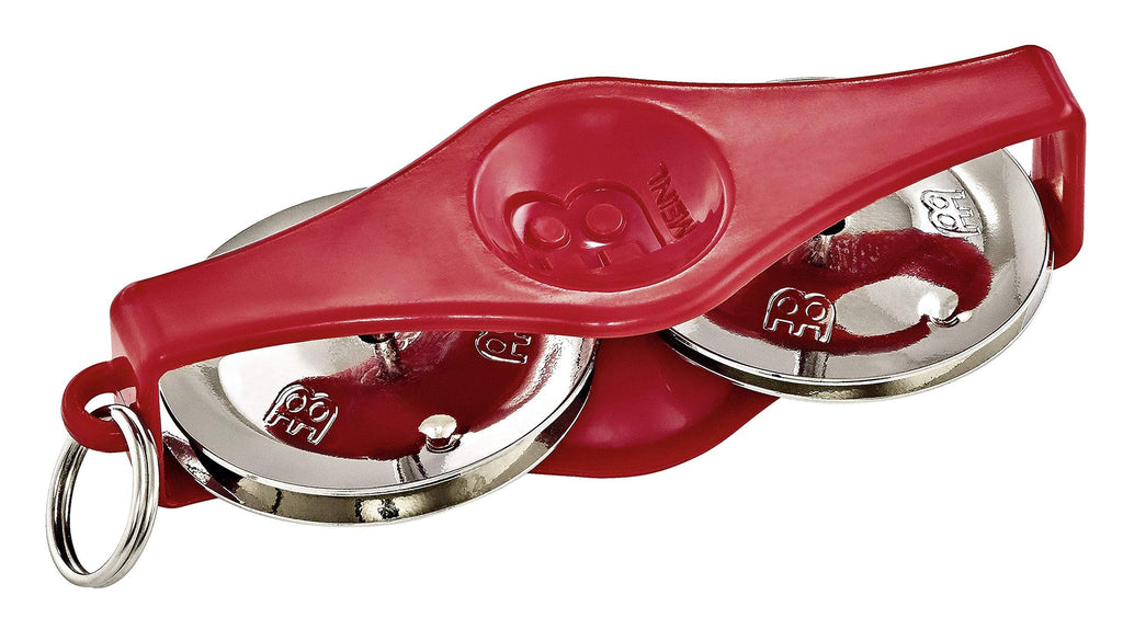 Meinl Key Ring Tambourine with Steel Jingles and Strudy ABS Plastic, Red-NOT MADE IN CHINA-Perfect for Jam Sessions and Acoustic Shows, KRT-R