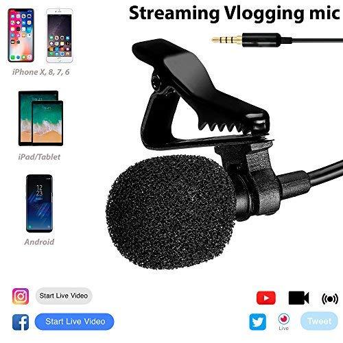 [AUSTRALIA] - PC Streaming Mic/Microphone - Live Streaming/Stream Microphone for Podcast/YouTube/Facebook/Twitch/Interview - Vlogging/Vlog Microphone for iPhone 5 5s 5c SE 6 Plus 6s Plus 7 Plus 8 X 