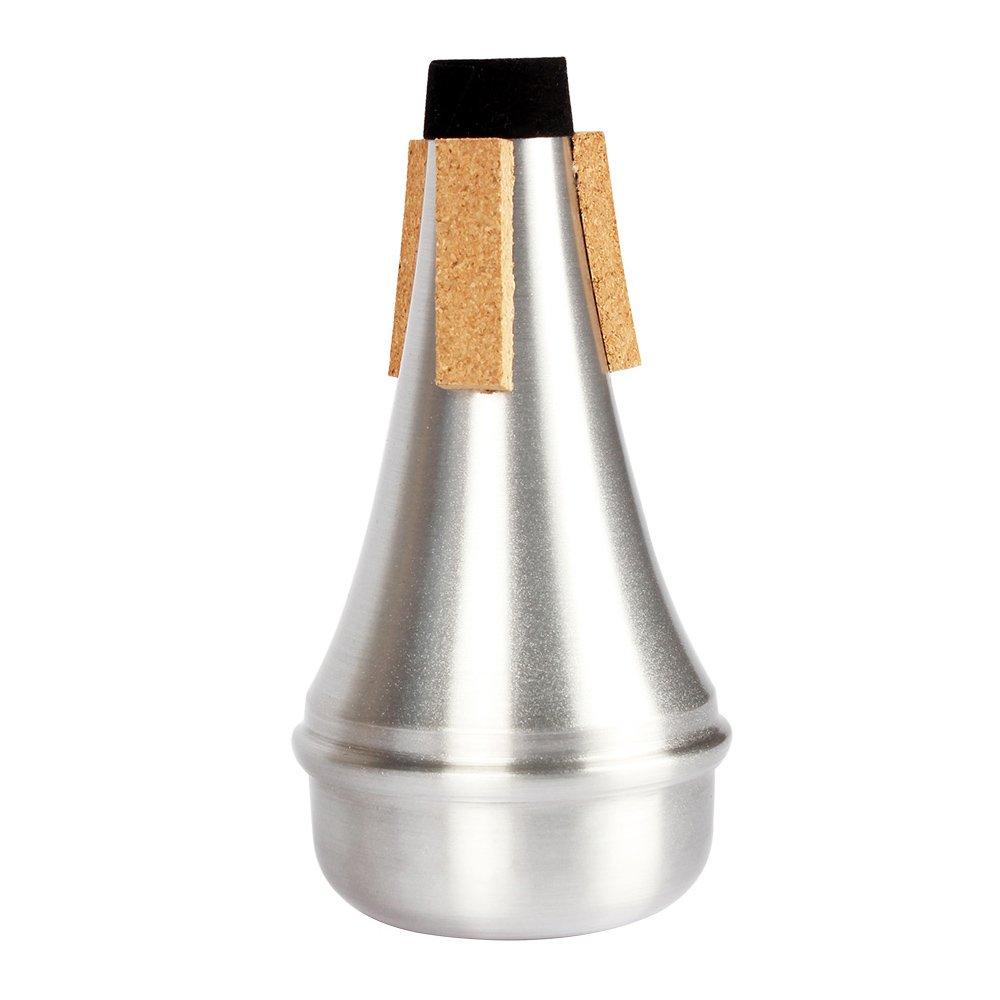 Trumpet Mute,Aluminum Alloy Mini Portable Mute Dampener replacement for Trumpet Instrument Accessory