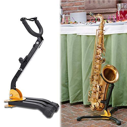 Saxophone Stand - Metal Foldable Adjustable Alto Tenor Sax Saxophone Tripod Stand
